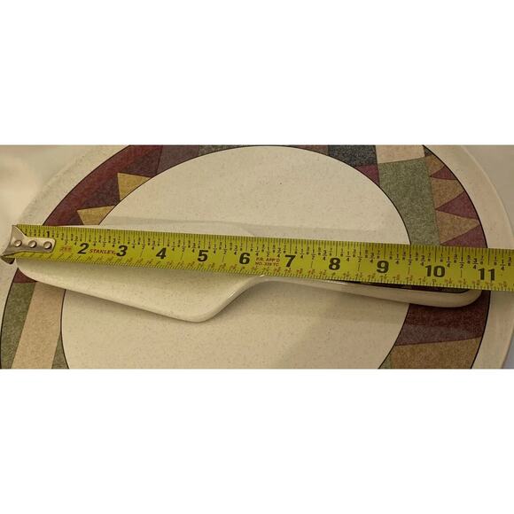 Studio Nova Palm Desert Cake Plate & Server 12.5” Y2216 Southwestern Geometric - Picture 9 of 9